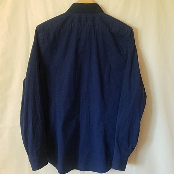 Express 1MX Limited Edition Blue Dress Shirt L - Picture 3 of 8